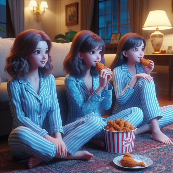  عکس پروفایل سه نفره دخترانه فانتزی