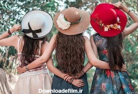  عکس سه رفیق دختر لاکچری