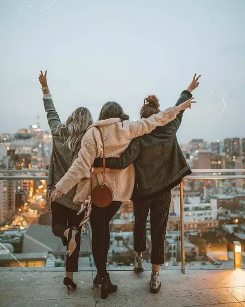  عکس دخترانه سه نفره شیک برای پروفایل