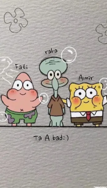  پروفایل ست سه نفره باب اسفنجی