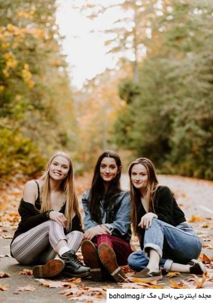  عکس سه دختر رفیق