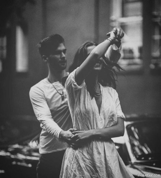 عکس پروفایل عاشقانه دونفره لب بدون متن