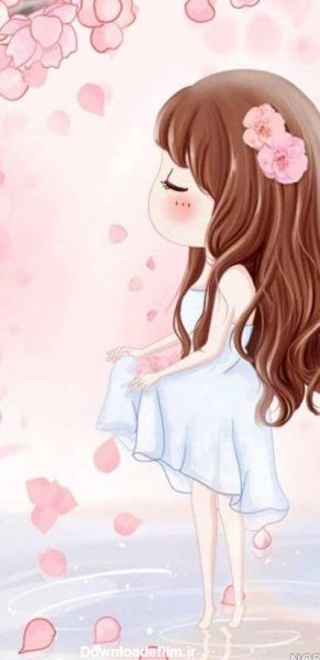  عکس دختر کارتونی ساده