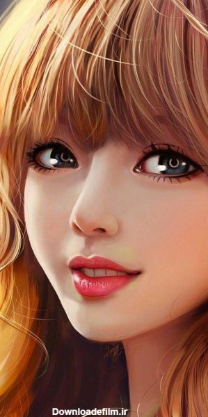  عکس دختر کارتونی ساده