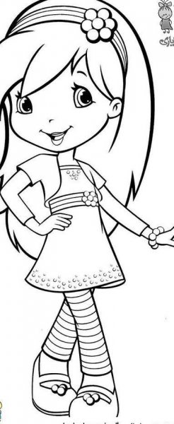  عکس دختر کارتونی ساده