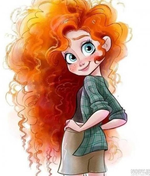  عکس کارتونی پسر بچه مو فرفری