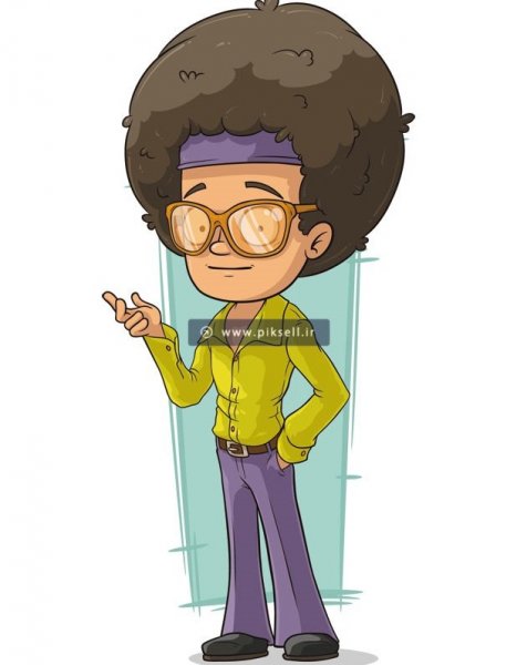  عکس کارتونی پسر بچه مو فرفری