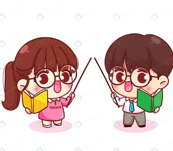  عکس کارتونی معلم با حجاب