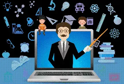  عکس خانم معلم کارتونی