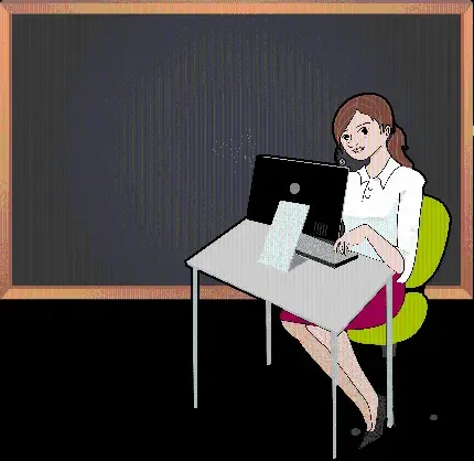  عکس خانم معلم کارتونی