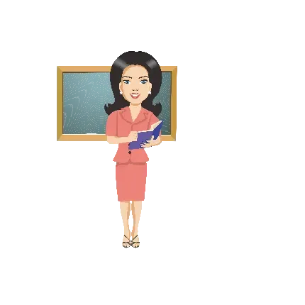  عکس خانم معلم کارتونی