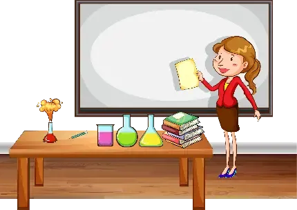  عکس خانم معلم کارتونی