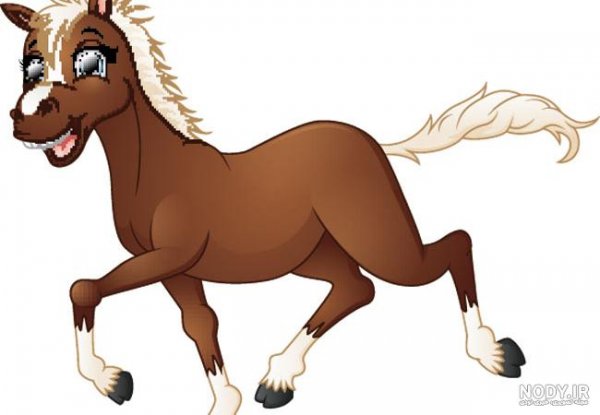  عکس کارتونی اسب
