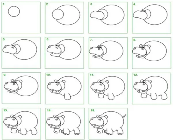  عکس کارتونی اسب آبی