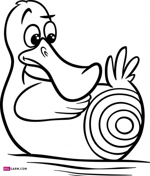 عکس اردک نقاشی