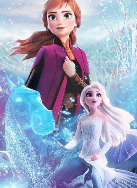 عکس السا و آنا عاشقانه