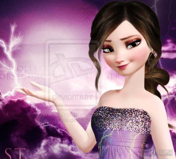  عکس السا و آنا عاشقانه