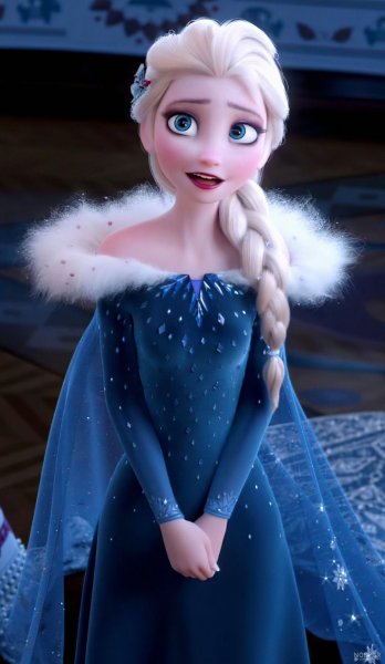  عکس السا و آنا عاشقانه