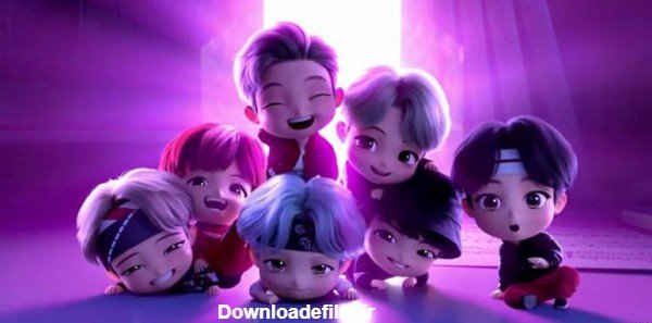  عکس کارتونی بی تی اس