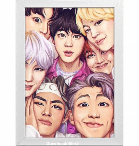  عکس کارتونی بی تی اس