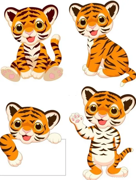  عکس کارتونی ببر