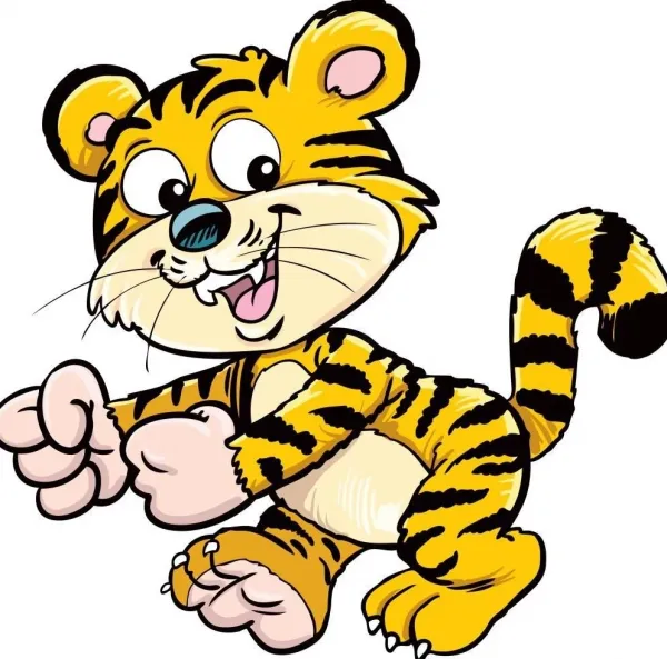  عکس کارتونی ببر