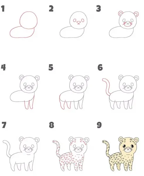  عکس کارتونی ببر