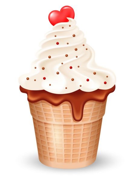  عکس بستنی قیفی شکلاتی