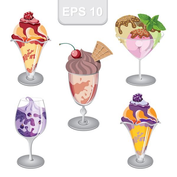  عکس بستنی قیفی شکلاتی