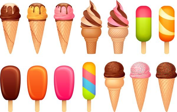  عکس بستنی قیفی شکلاتی