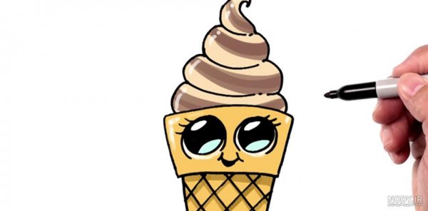  عکس بستنی نقاشی