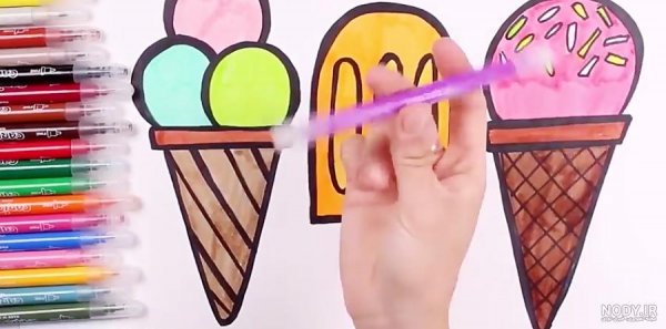  عکس بستنی نقاشی