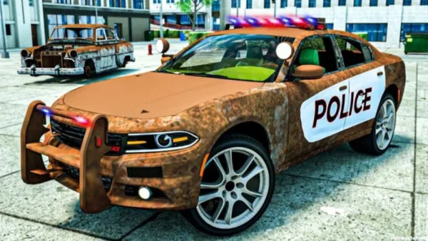 ماشین پلیس واقعی خارجی