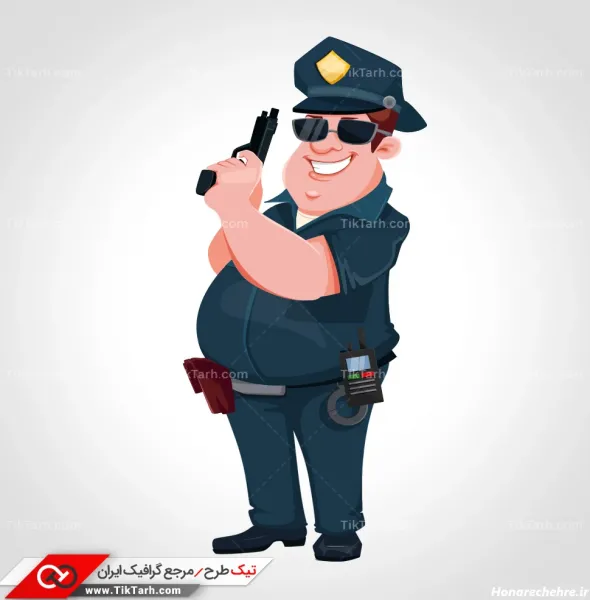  عکس ماشین پلیس کارتونی