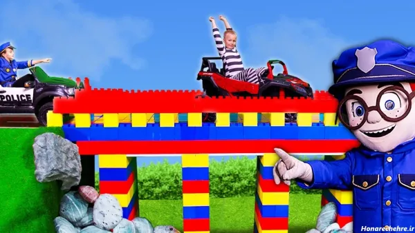  عکس ماشین پلیس کارتونی