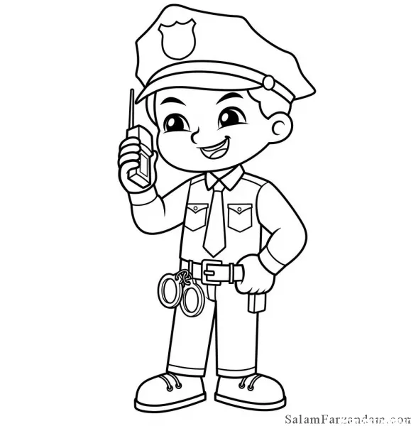  عکس ماشین پلیس کارتونی