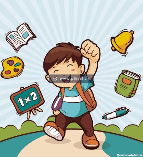 عکس پسر کارتونی ساده