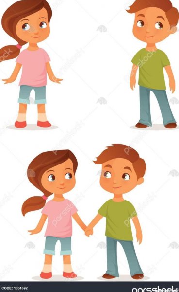 عکس پسر کارتونی ساده