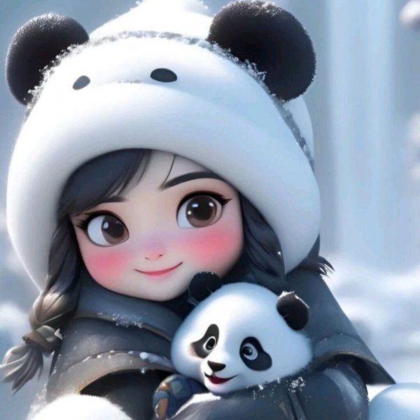  عکس پاندا عاشقانه فانتزی