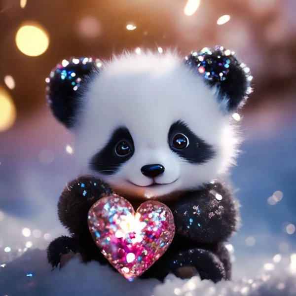  عکس پاندا عاشقانه فانتزی