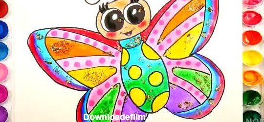  عکس کارتونی پروانه