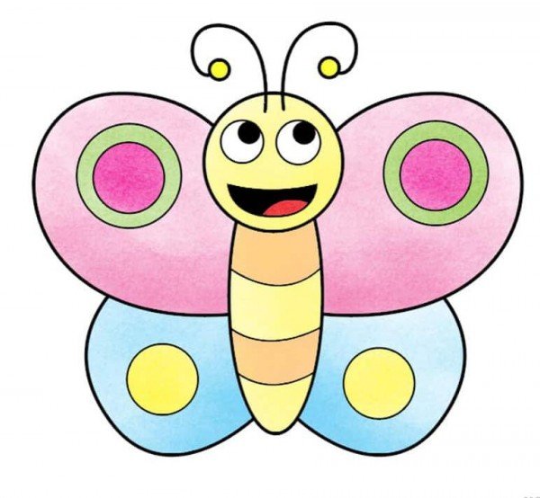  عکس کارتونی پروانه