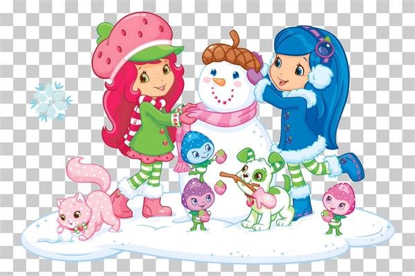  عکس دختر توت فرنگی و دوستانش