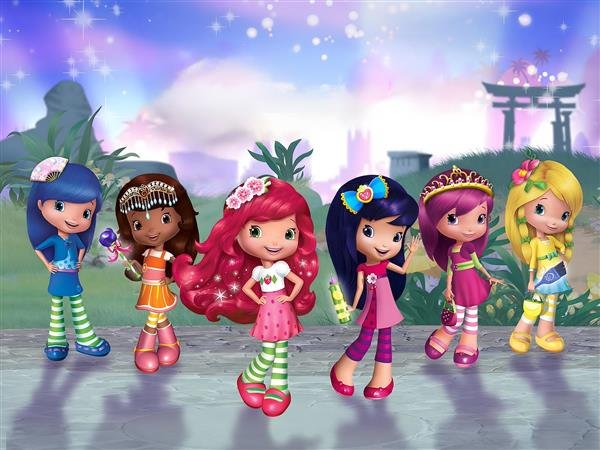  عکس دختر توت فرنگی و دوستانش