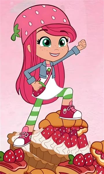  عکس دختر توت فرنگی و دوستانش