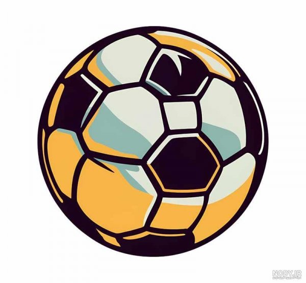 عکس توپ فوتبال کارتونی