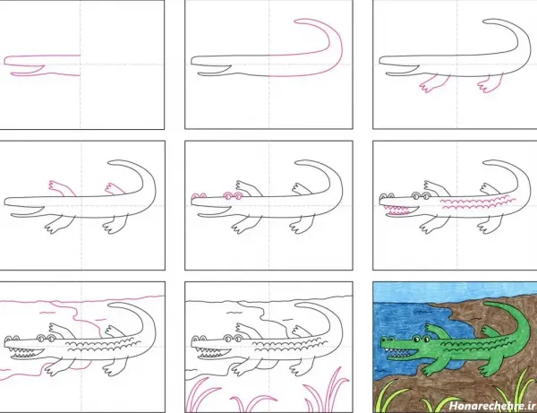  عکس کارتونی تمساح