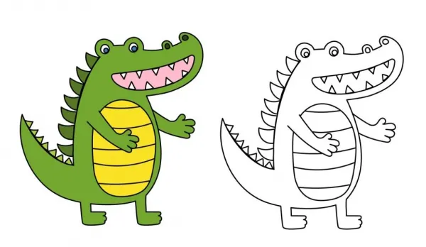  عکس کارتونی تمساح