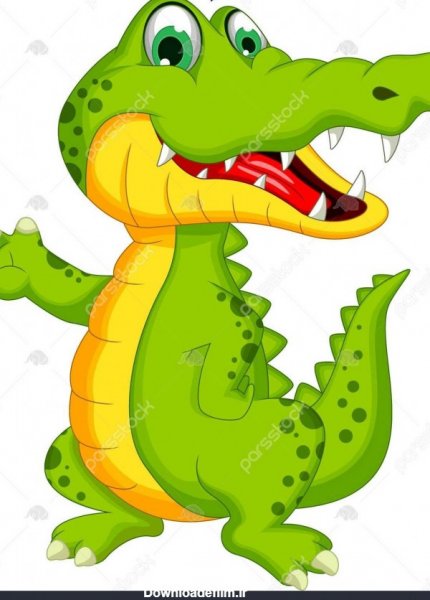  عکس تمساح کارتونی