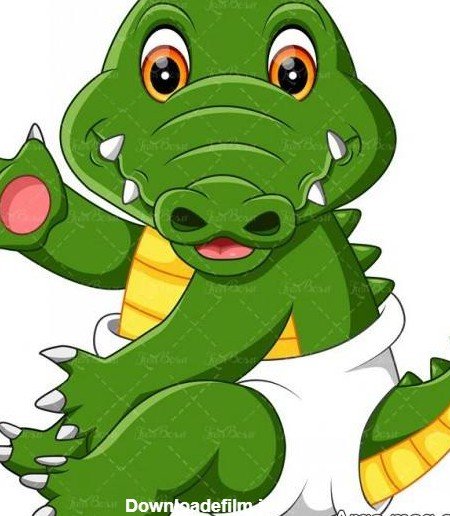  عکس تمساح کارتونی